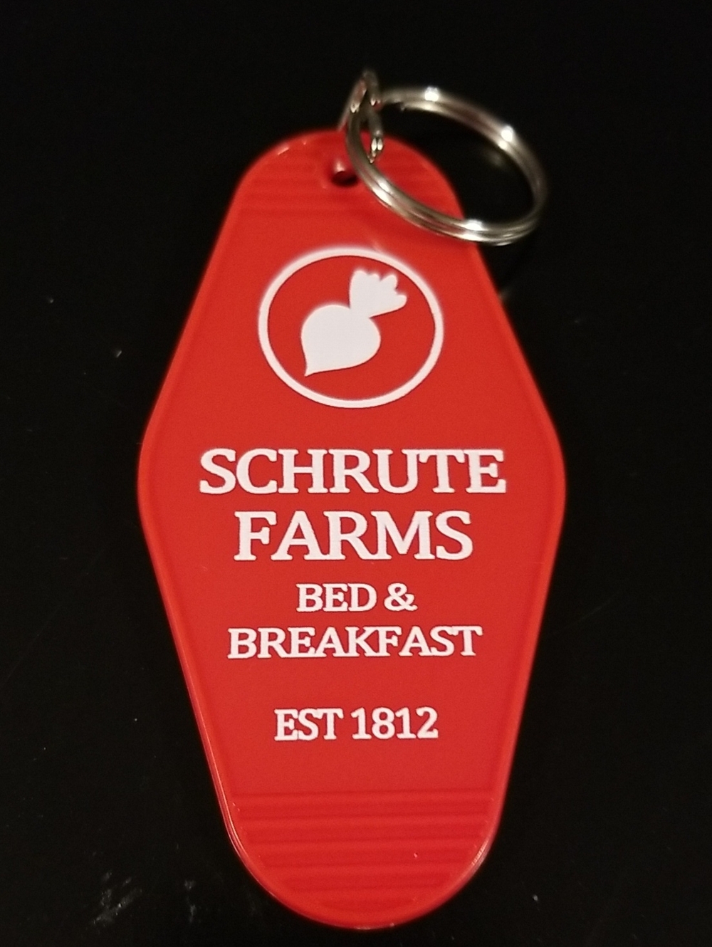 Schrute Farms Keychain The Office Inspired